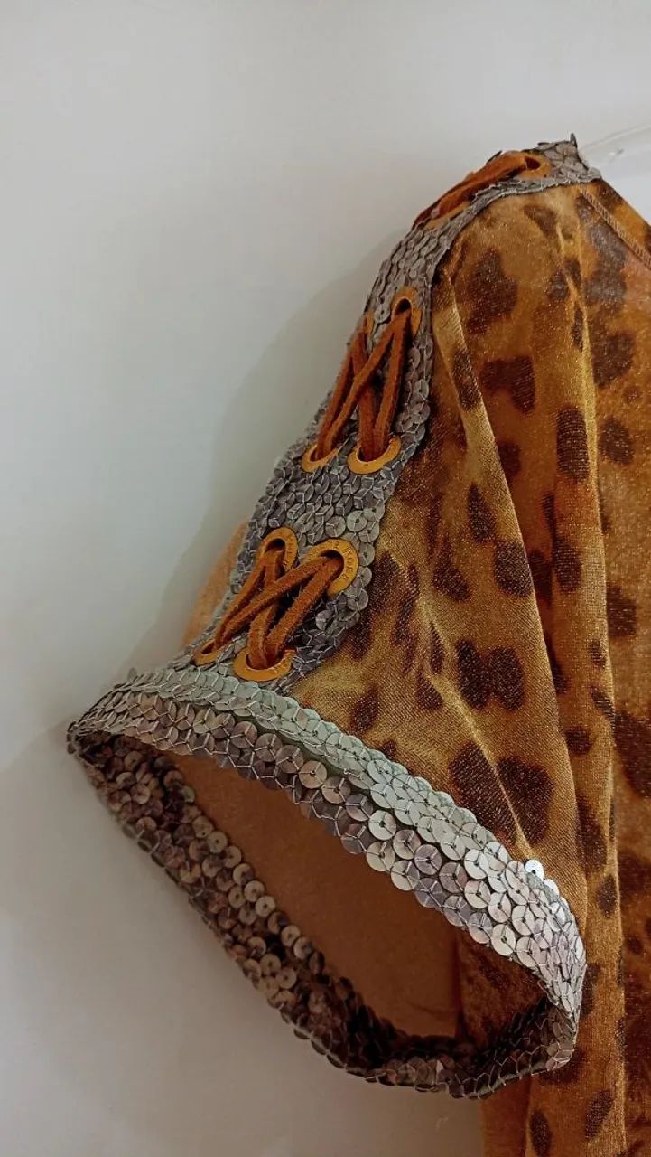 Bata morena rosa animal print  - Foto 5