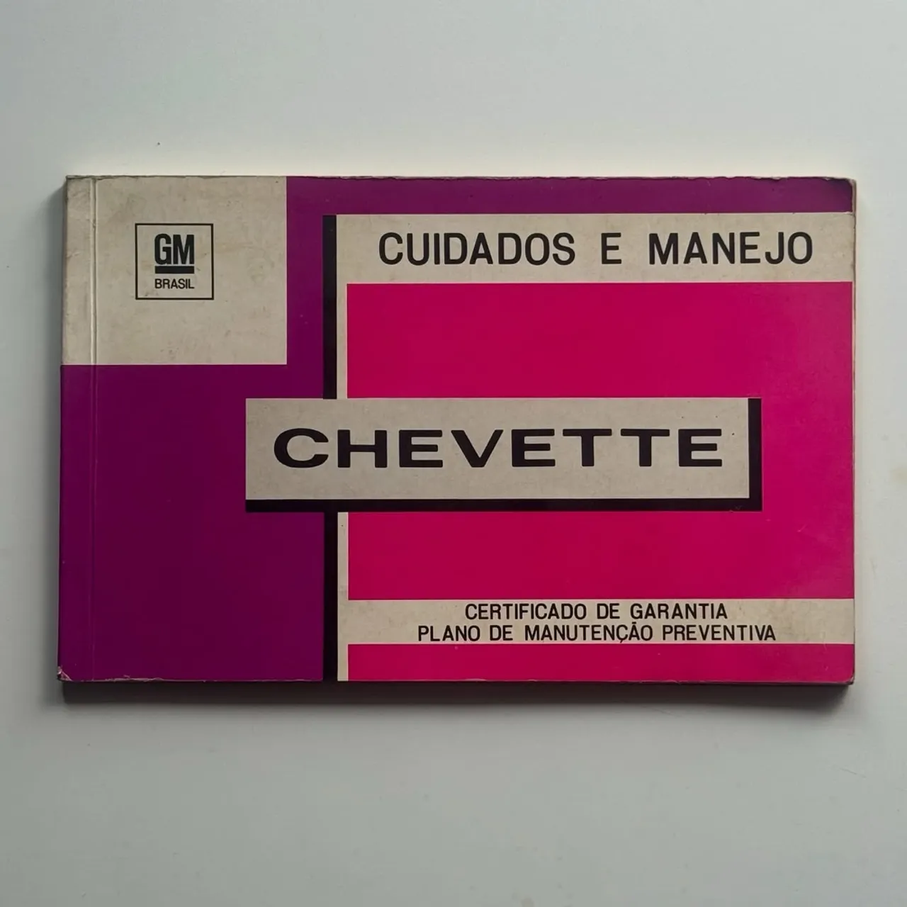 Manual do Proprietário Original - Chevrolet Chevette Tubarão 1976