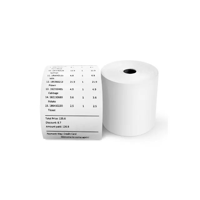 Bobina Térmica para Cupom 80X40 1 unidade - WZetta