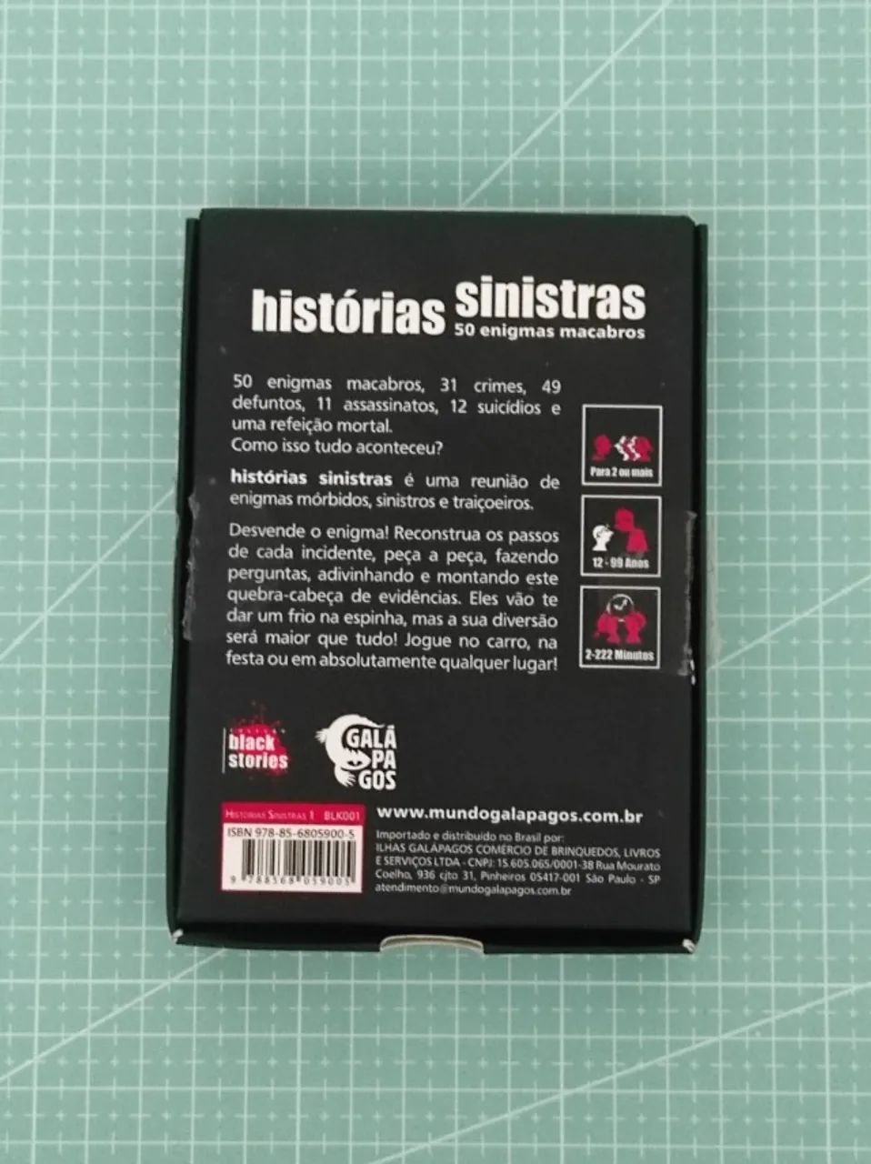 JOGO DE CARTAS HISTÓRIAS SINISTRAS GALÁPAGOS - Foto 2