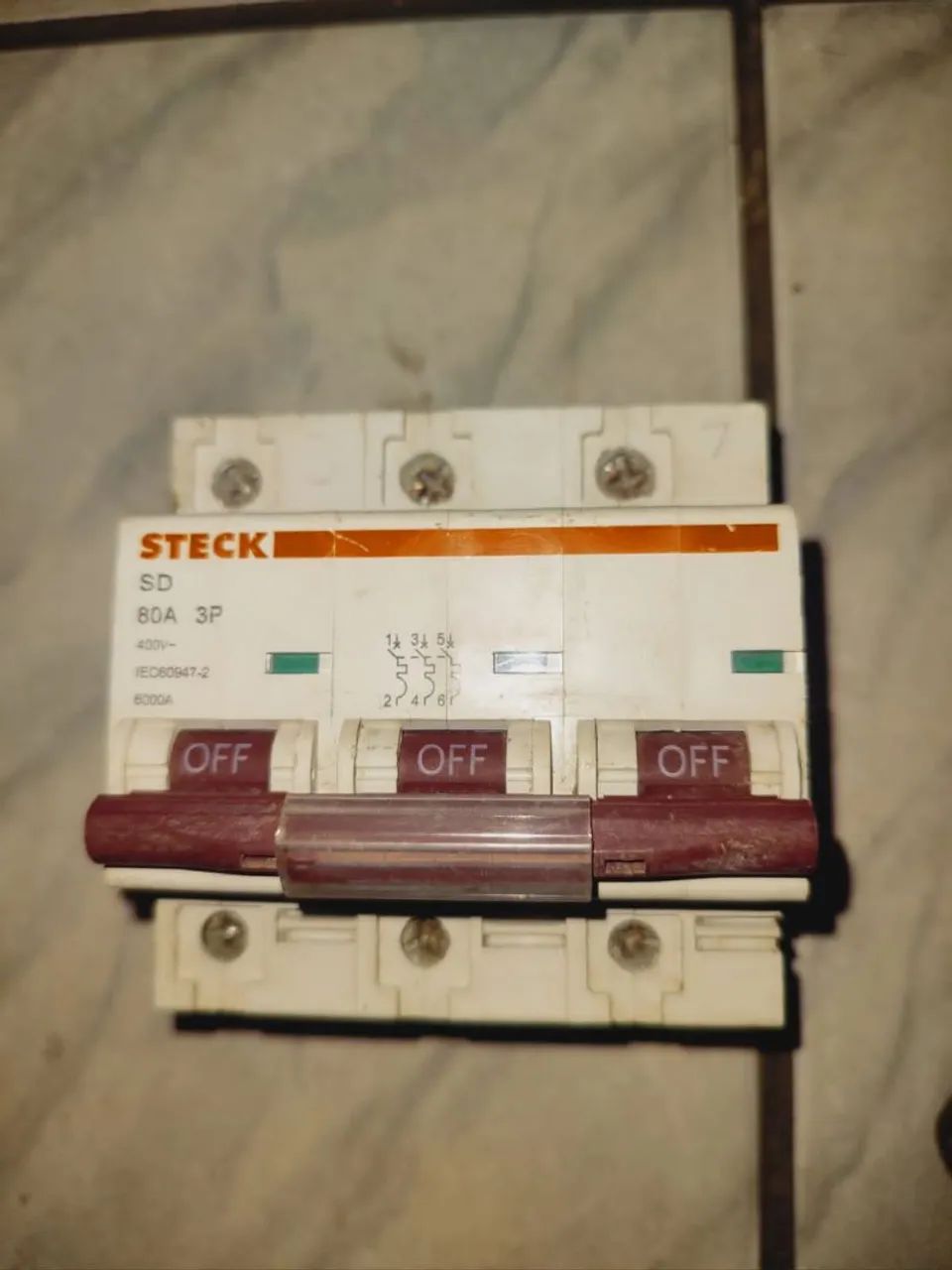 Steck SD Circuit Breaker 80A 3P