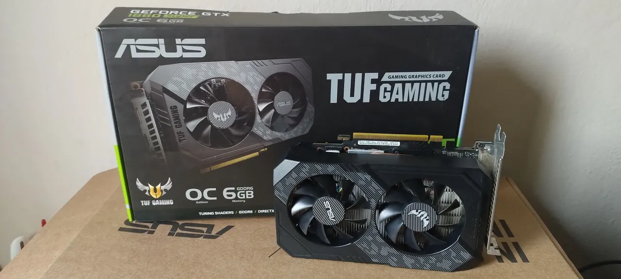 Placa de Vídeo ASUS TUF GTX 1660 SUPER OC 6GB
