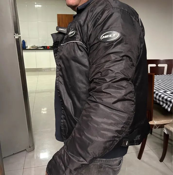 Jaqueta de Motociclista Helst - Preta