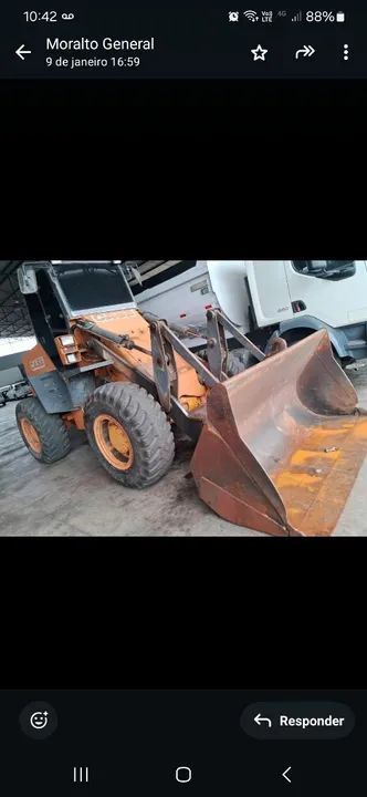 Pá Carregadeira CASE - Ótimo estado! - Foto 2