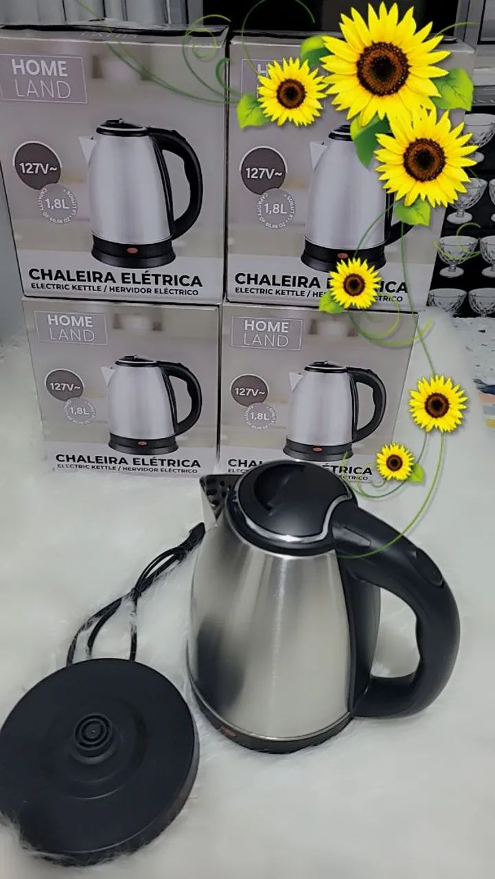 Chaleira Elétrica 1,8L Home Land 127V - Foto 3