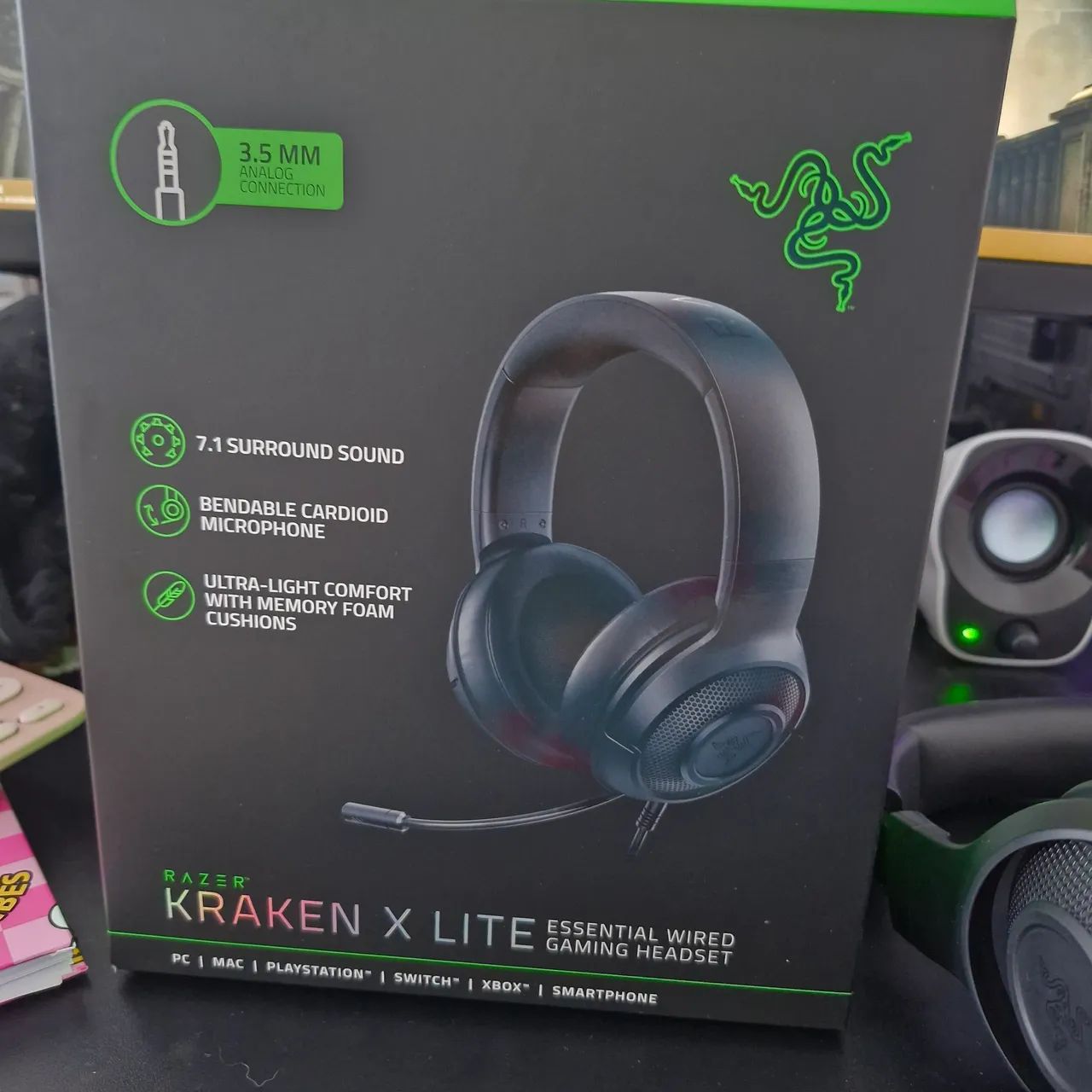 Headset gamer Razer Kraken X Lite - Foto 6