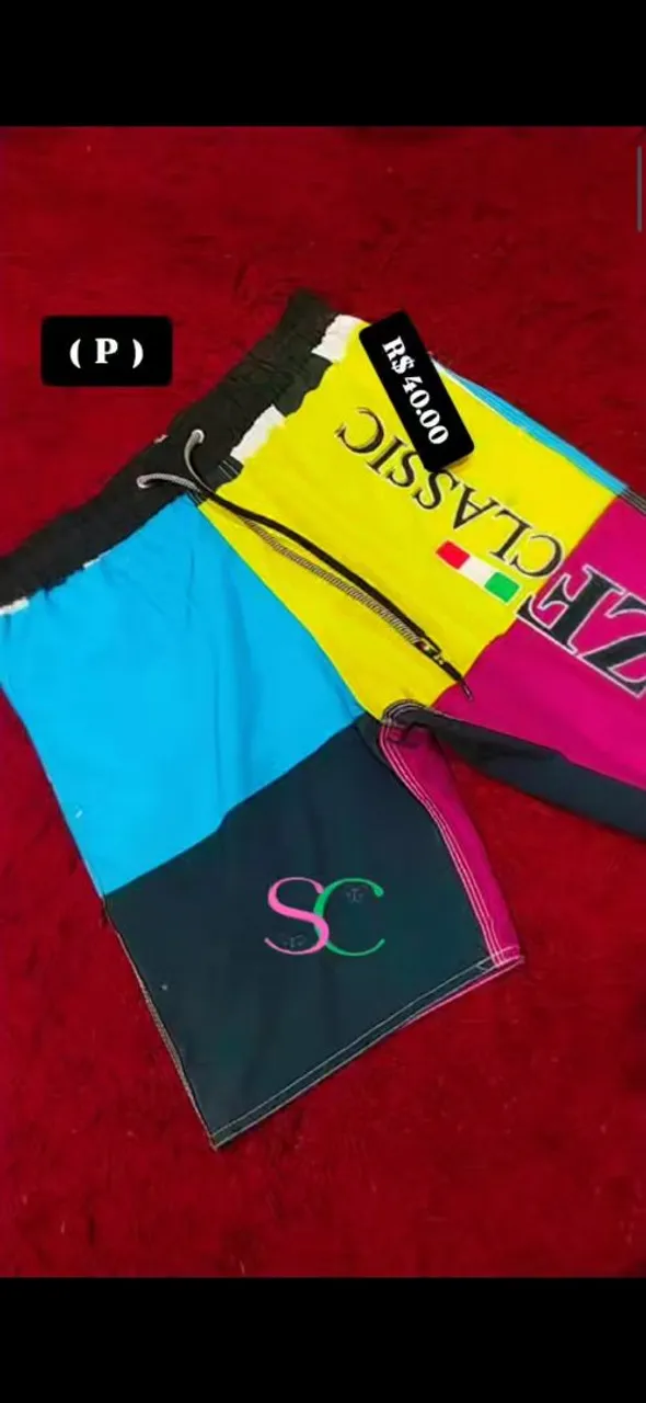 Shorts Coloridos ZRC Classic ( P )