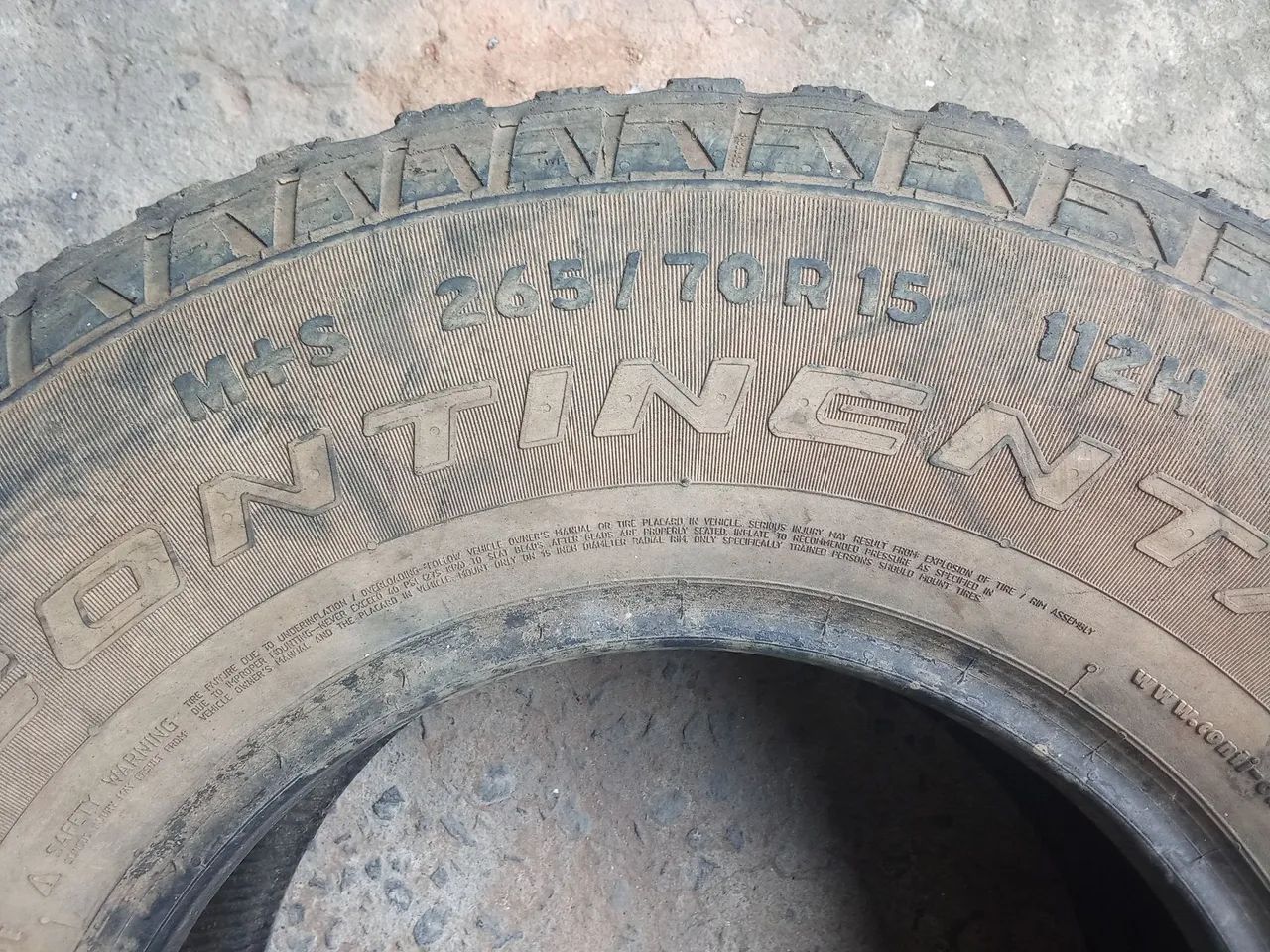 Pneu Continental 265/70R15 112H Aceito Cartão  - Foto 3