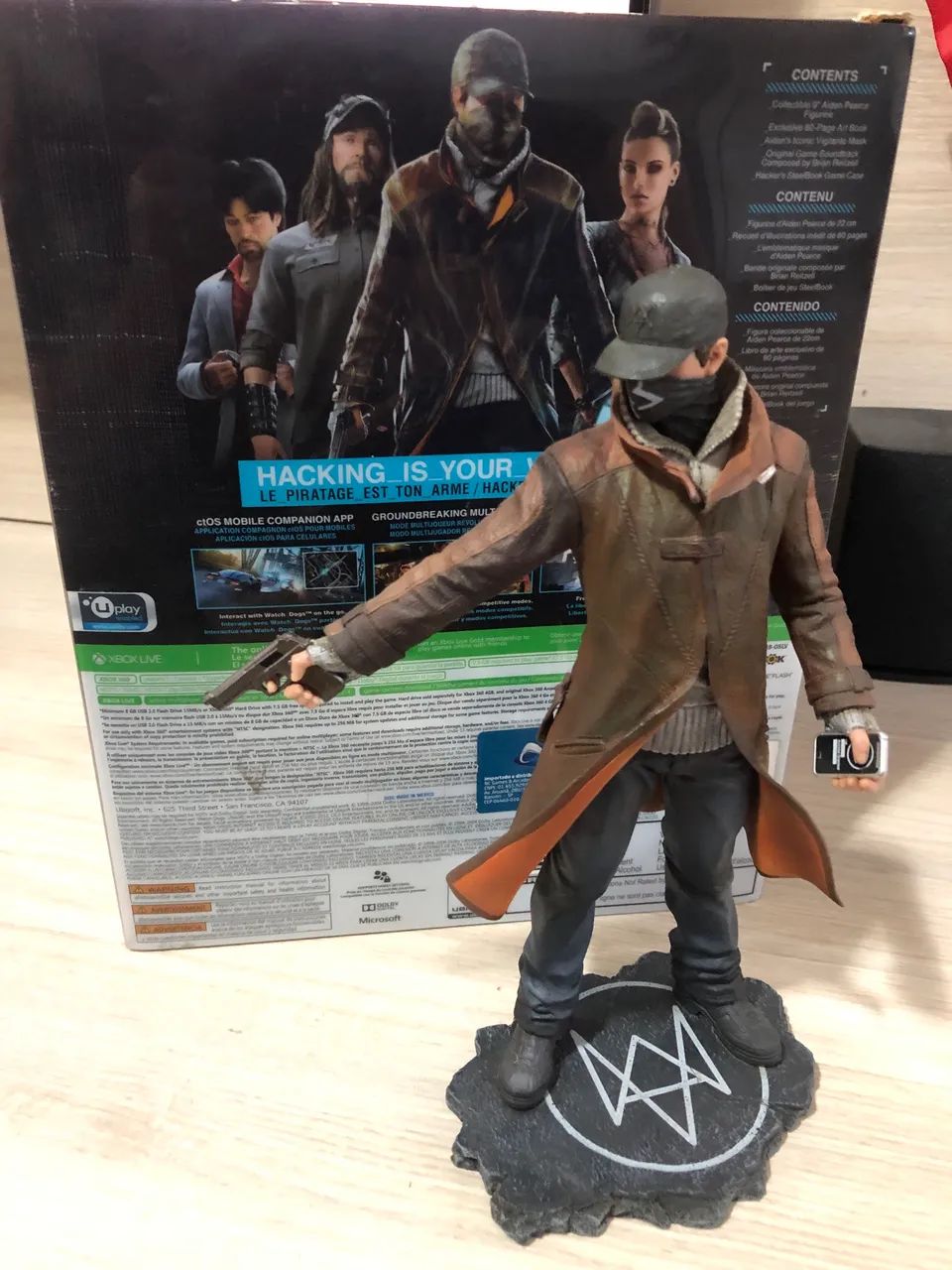 Edição de colecionador Watch Dogs Xbox 360  - Foto 6