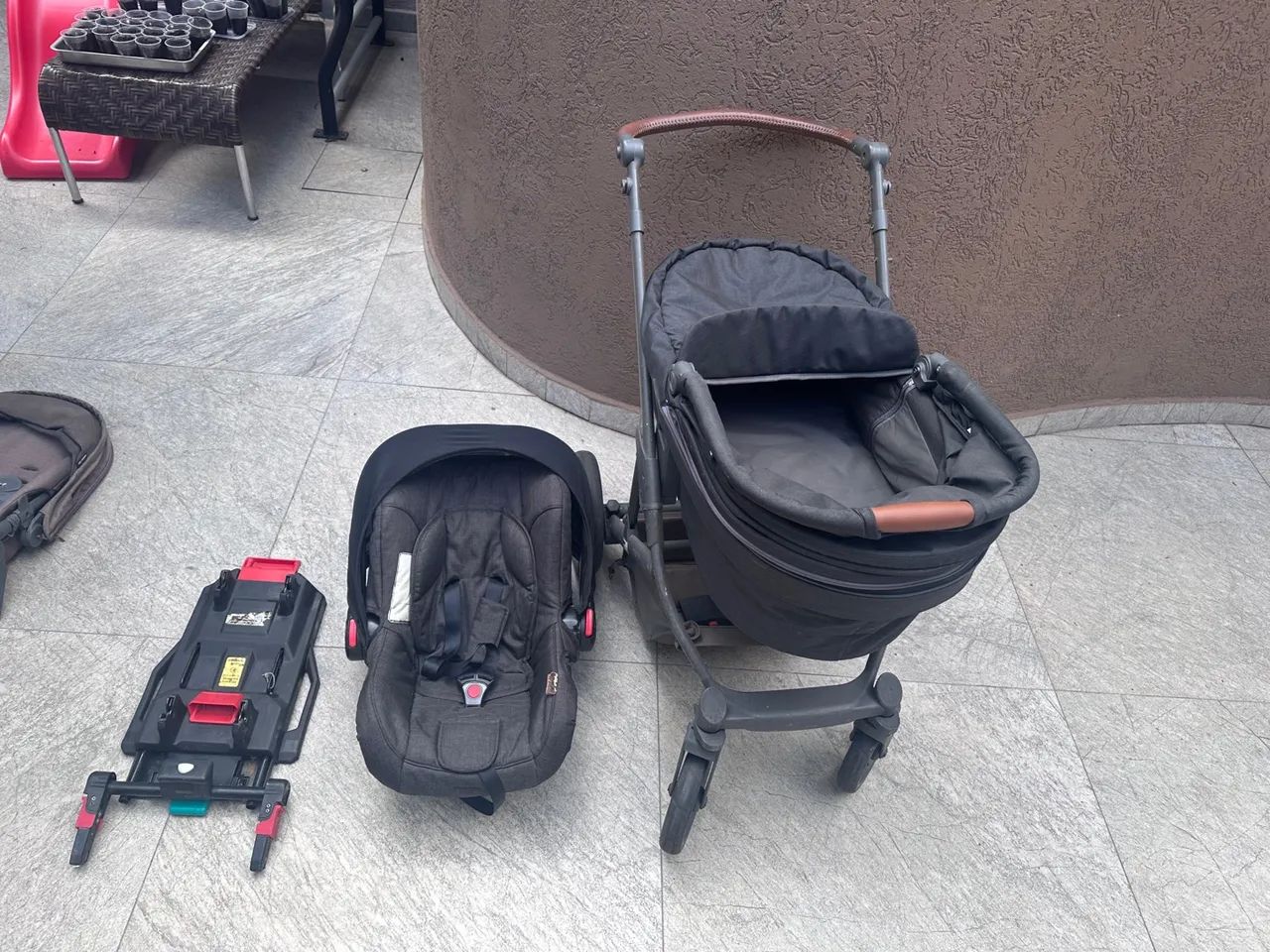 Bebê Conforto, Moisés, bolsa e Base para carro. - Foto 3