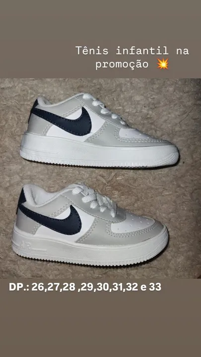 Tênis Infantil Nike Air Force 1 - Promoção!
