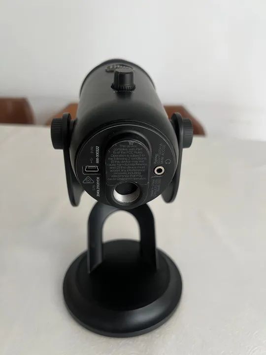 Microfone Condensador Blue Yeti Blackout - Foto 3