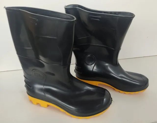 Bota Galocha Borracha Pvc Forrada Impermeável Cano Médio Epi