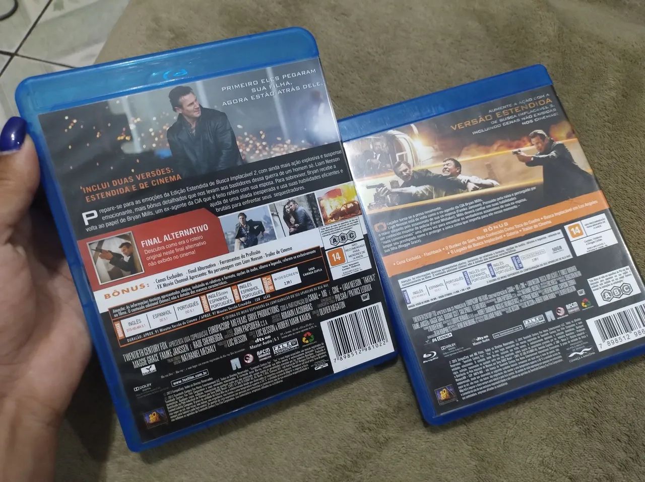 Busca Implacável 2 e 3 - Blu-ray - Foto 2