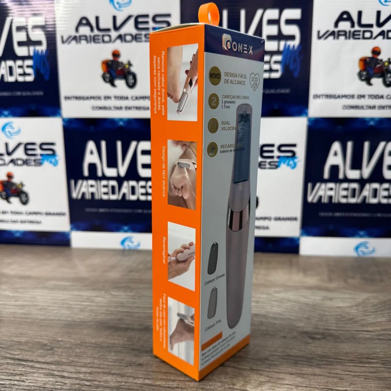 Lixa de Pés Removedor de Calos Elétrico Onex - Design Fácil de Usar