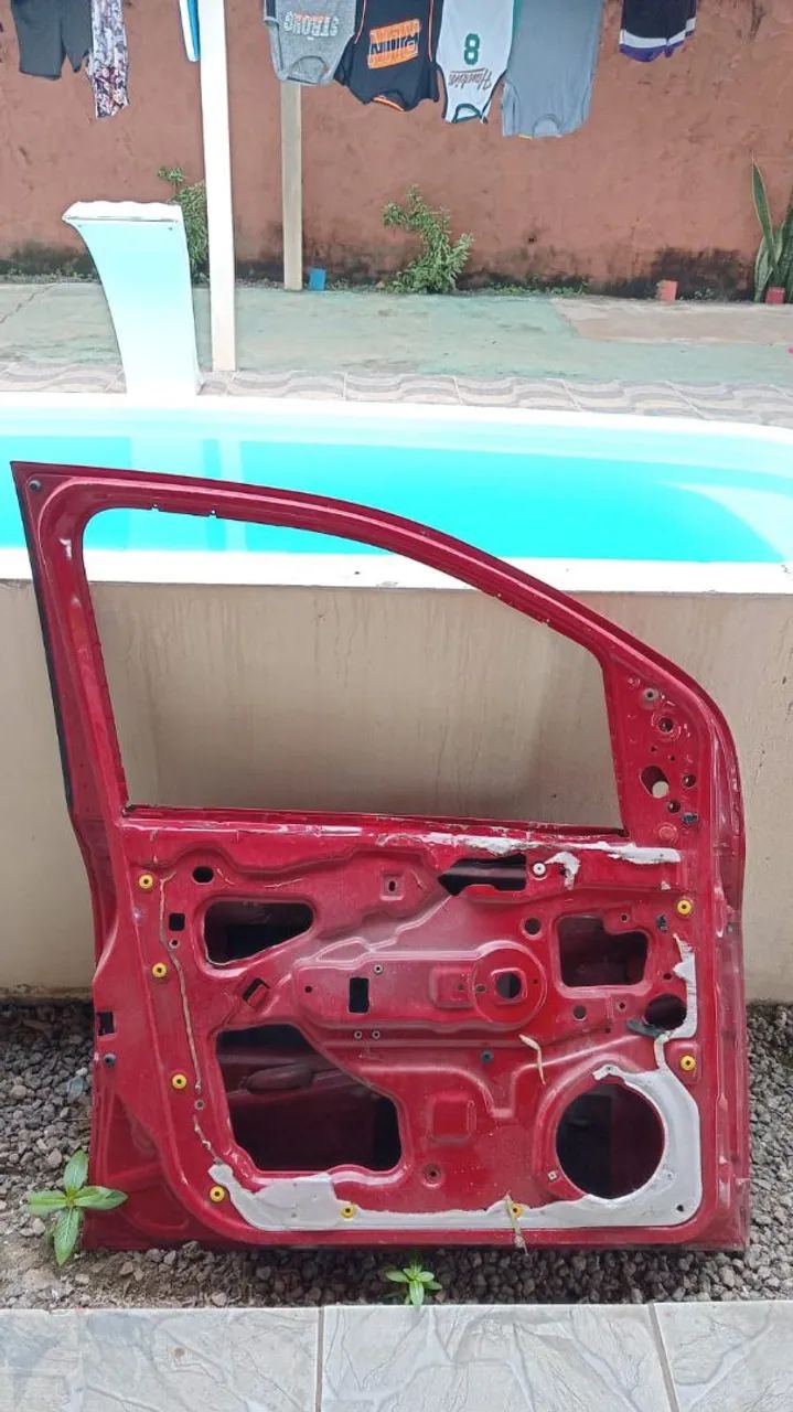 Porta do Fiat Uno Vivace Vermelha - Foto 2