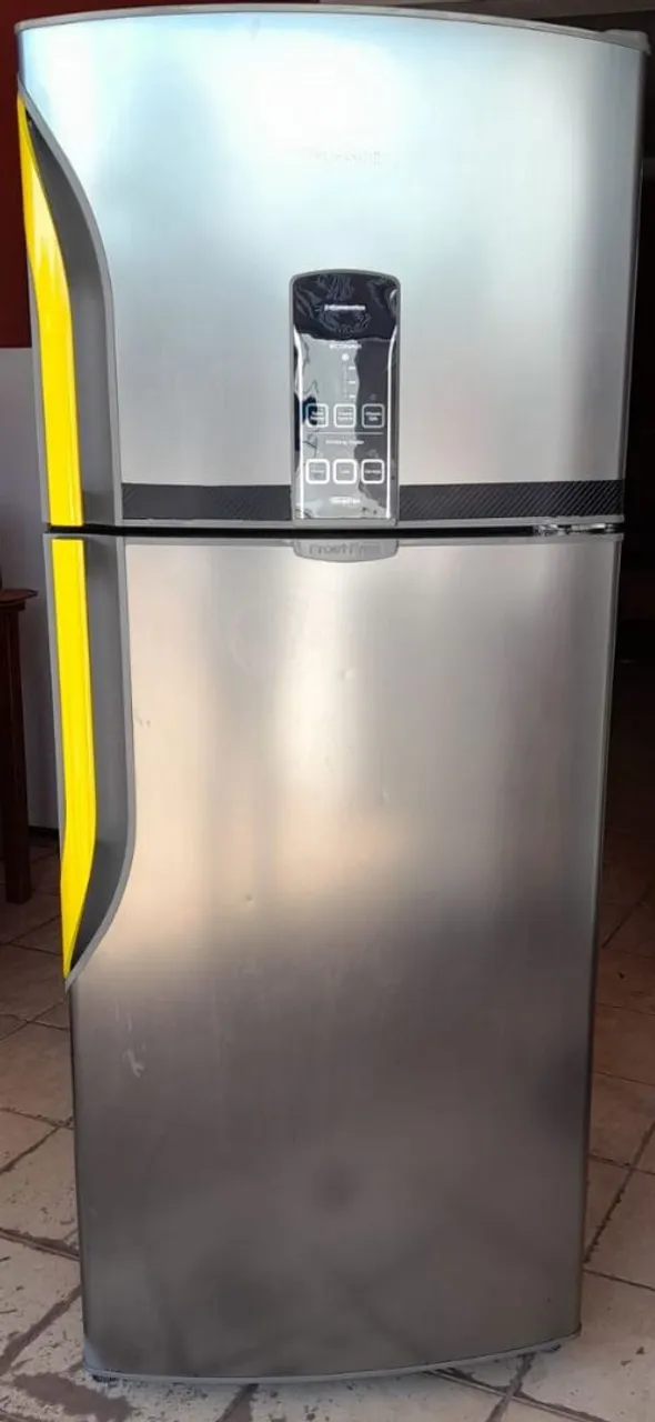 Geladeira inox duplex frost free