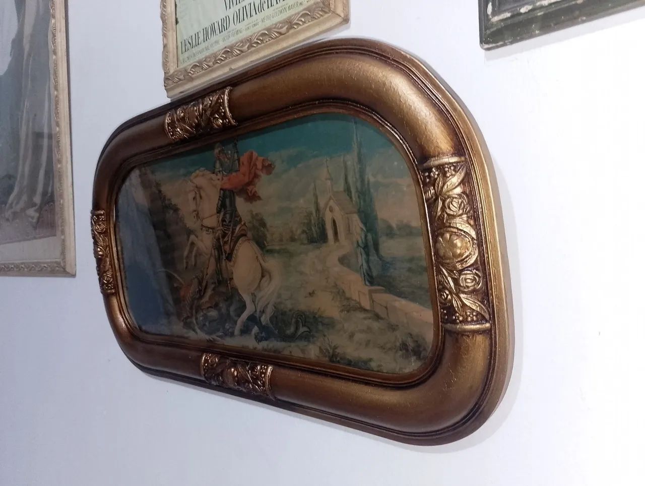 Quadro religioso São Jorge  - Foto 2