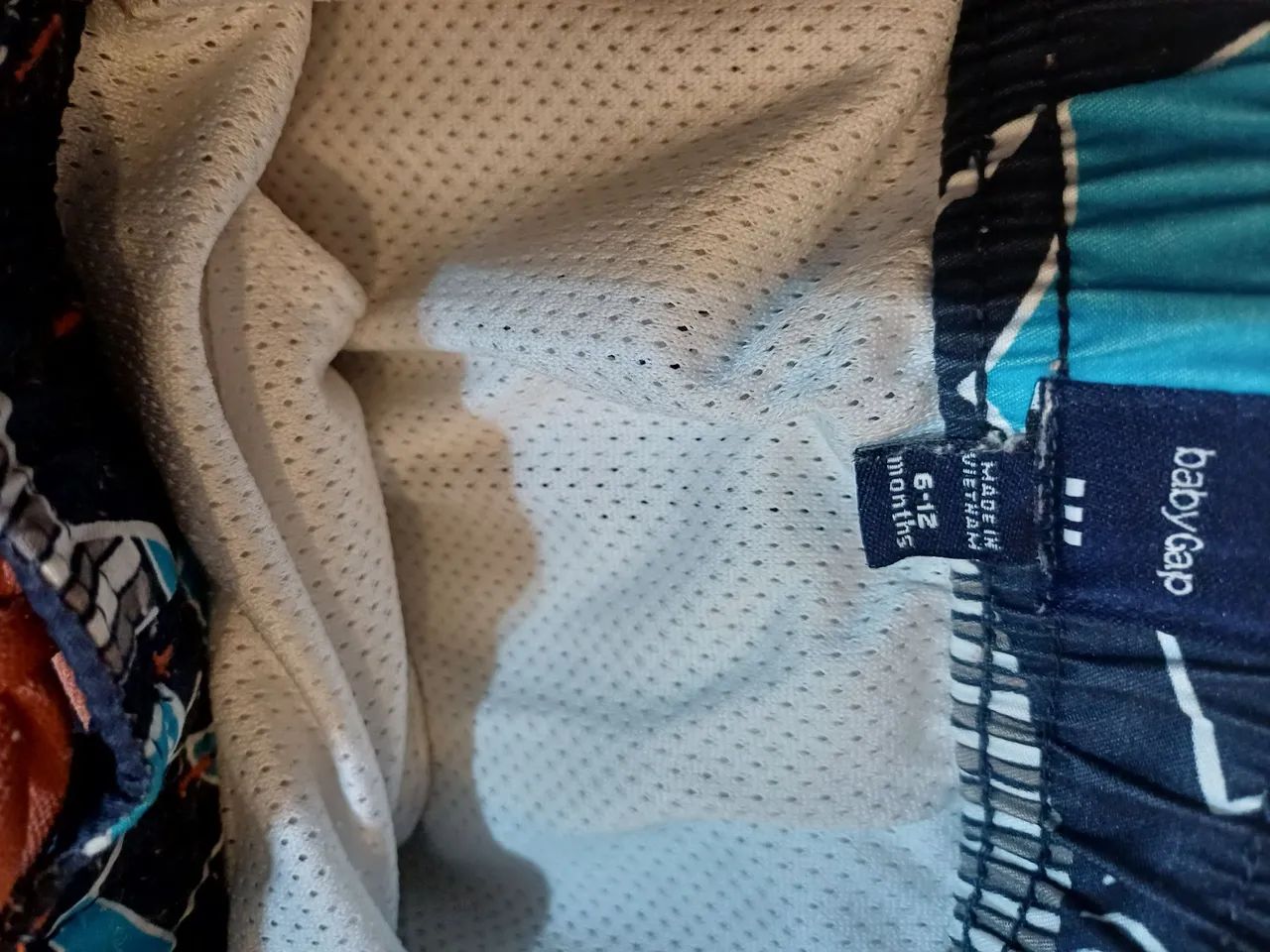 Shorts baby Gap colorido, tam.6-12 meses. - Foto 3