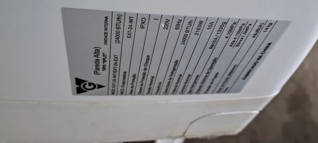 Evaporadora VG 24.000 btus semi nova  - Foto 5