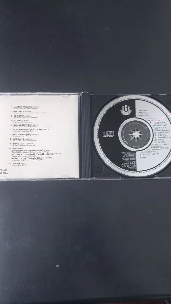 CD Paquitas 1989 RGE - Original (Raro) - Foto 3