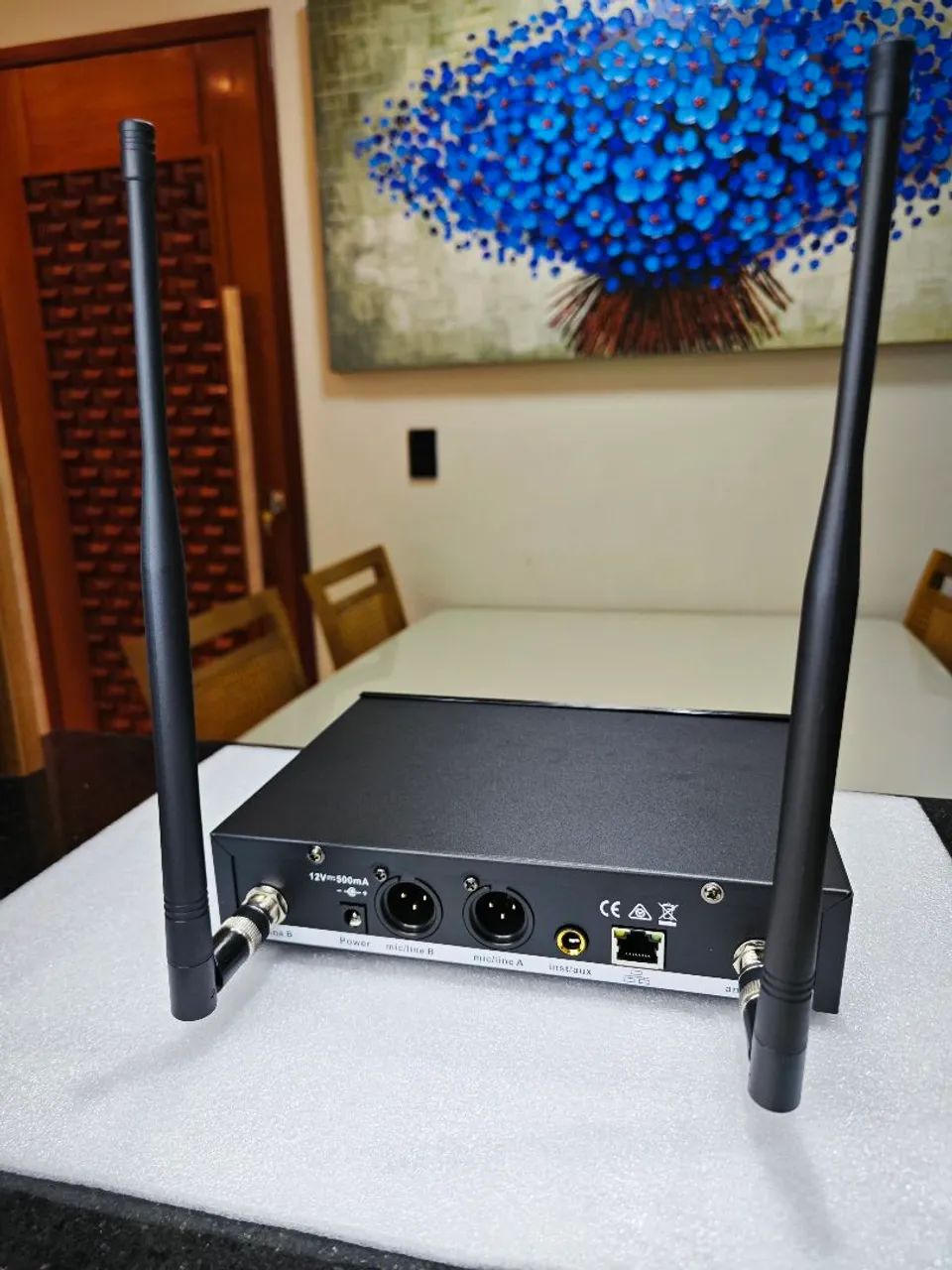 Microfone Shure QXD24 Duplo Branco e preto  - Foto 6