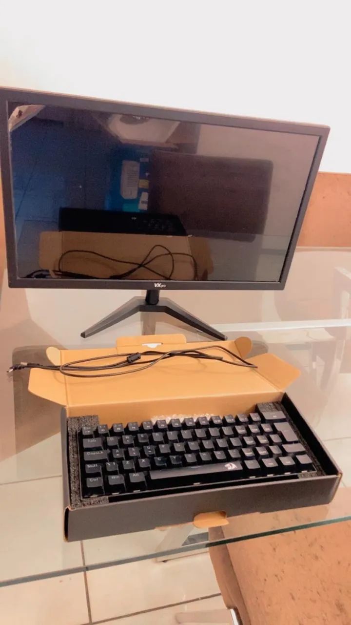 Monitor + Teclado Gamer Mecânico - Foto 5