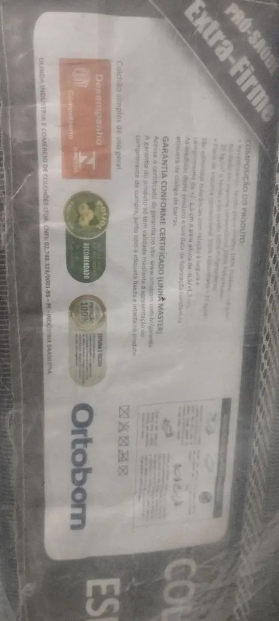 Colchão ortopédico Ortobom pro saúde extra firme  - Foto 3