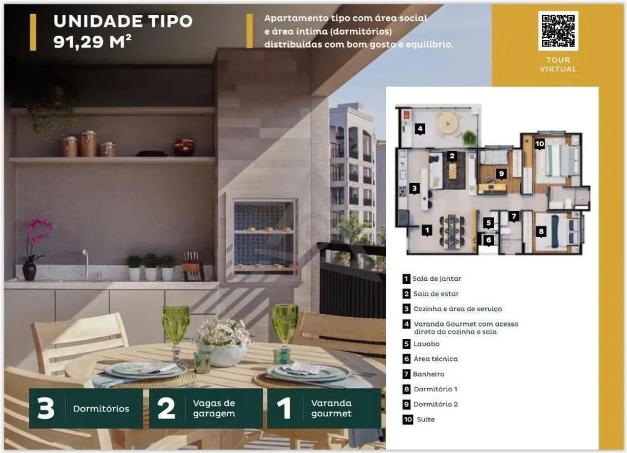 Apartamento à venda em Campinas, Parque da Hípica, com 3 quartos, com 92 m², Hípica Boulev - Foto 4