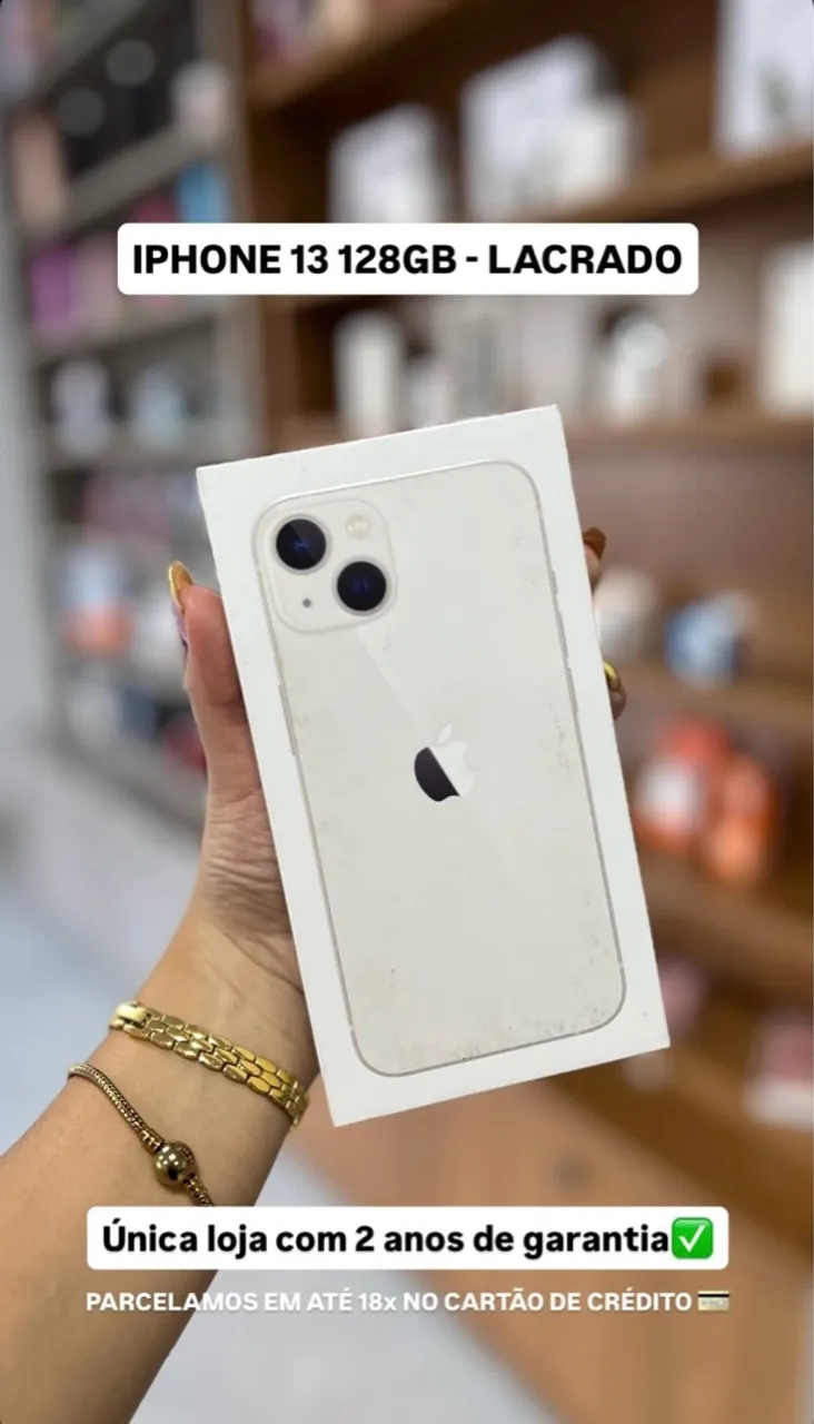 iPhone 13 128GB - Lacrado com 2 anos de garantia