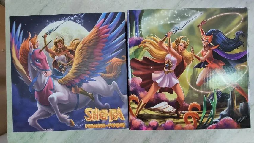 Boneca She-ra Comic Con SDCC 2016 Delhxe Box Mattel - Foto 3