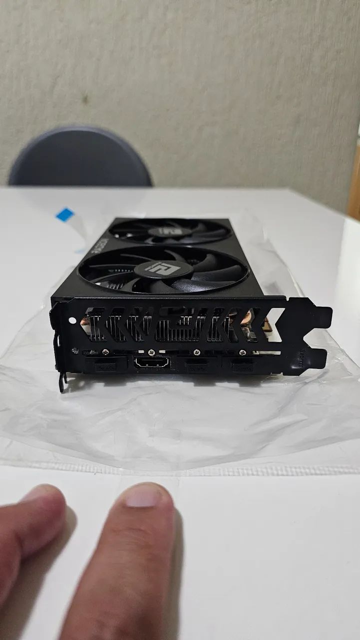 Placa de Vídeo PowerColor AMD Radeon RX 6600 8GBD6-3DH. - Foto 5