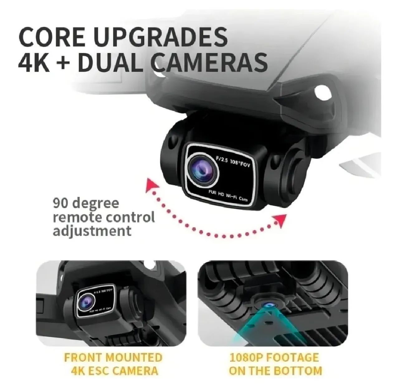 Drone L900 Pro Se Dual Câmera 4k 5ghz - Foto 3