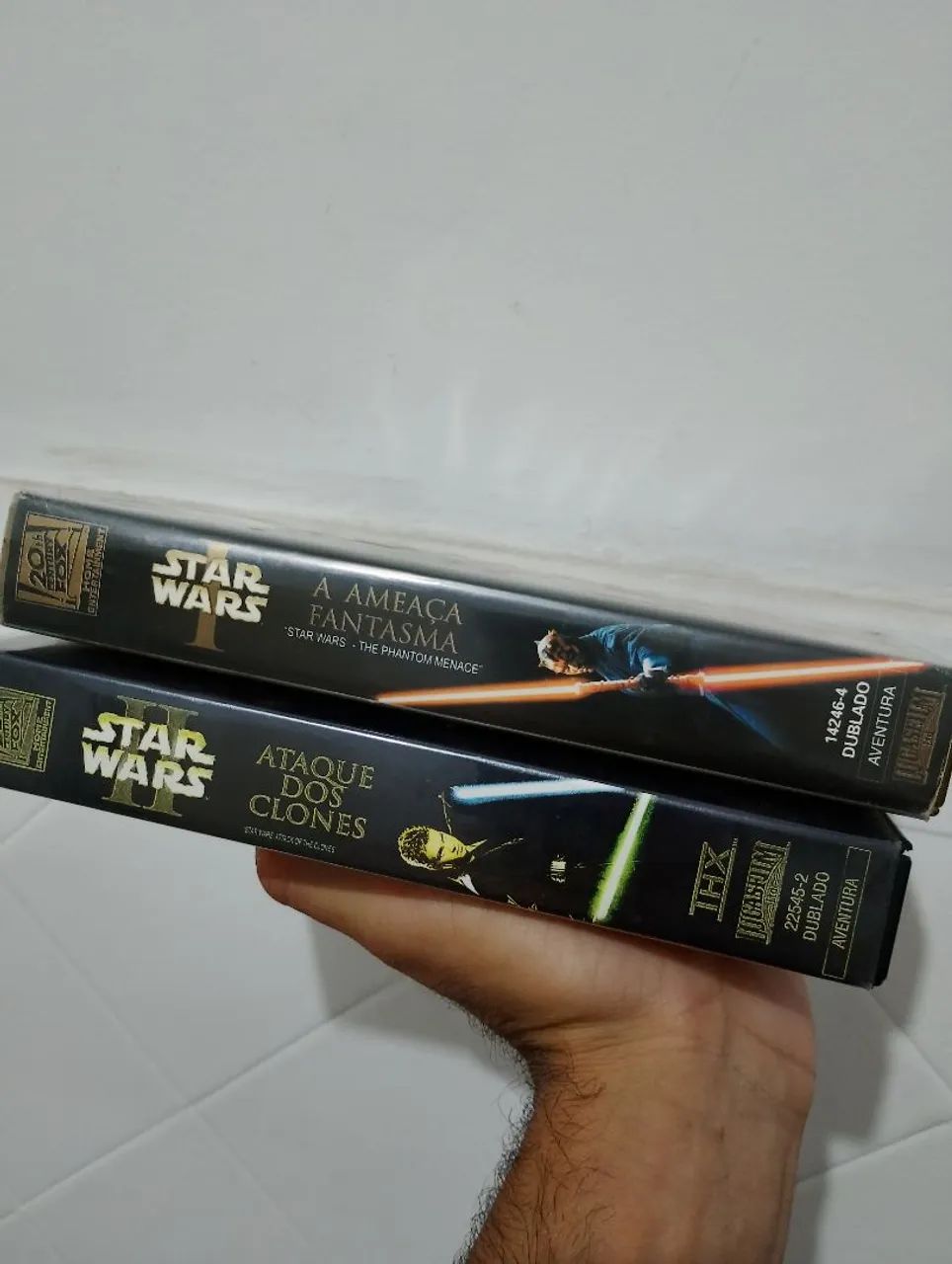 Fitas VHS StarWars 1 e 2 - Foto 3