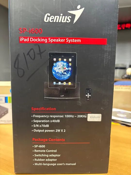 iPad Docking Speaker Genius - Sp-i600 - iPad Docking Speaker - Foto 4