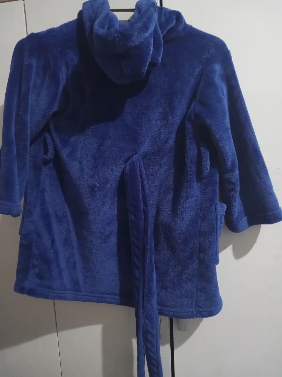 Roupa de Banho Infantil Azul - Roupão  - Foto 2