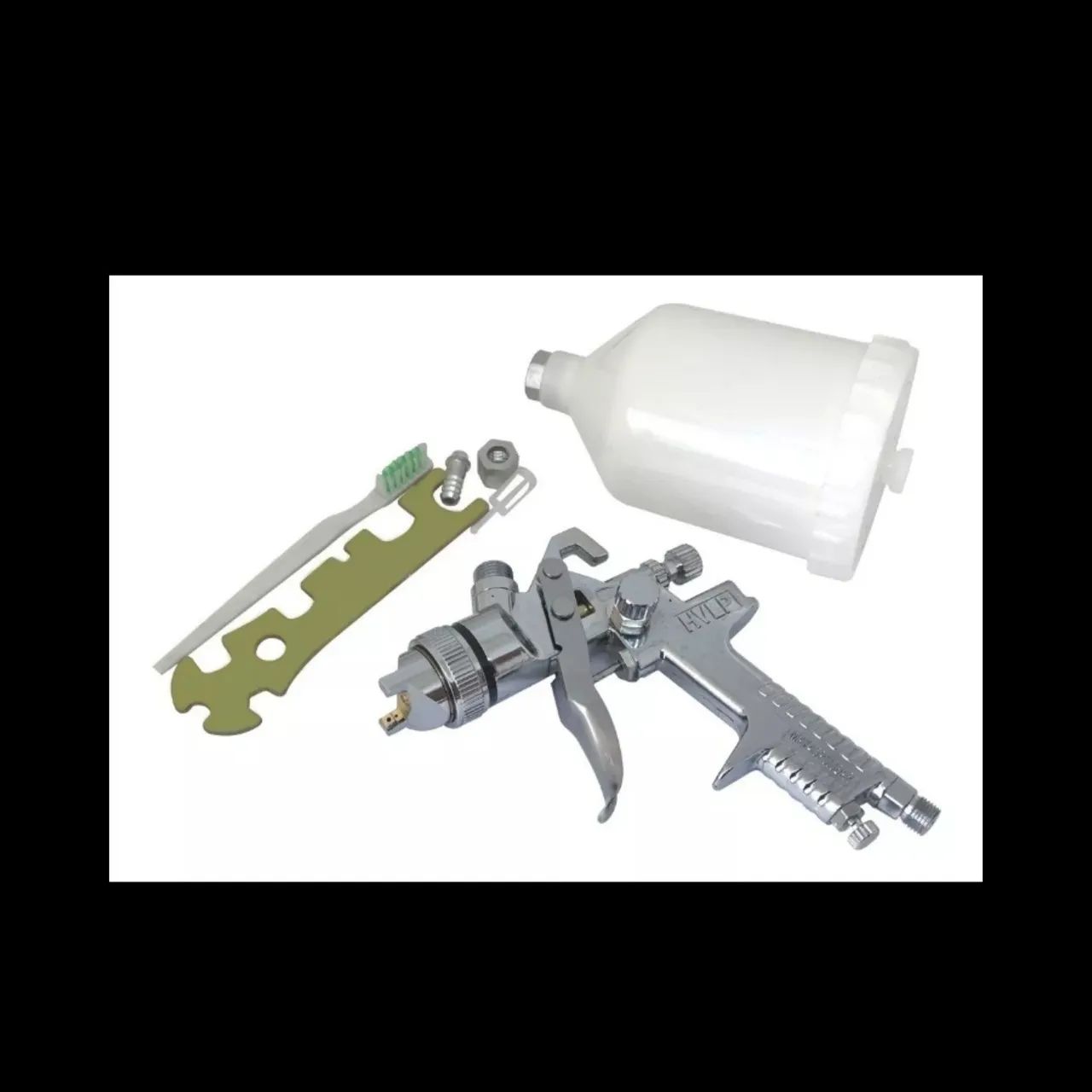 PISTOLA PINTURA HVLP PROFISSIONAL BICO 1,4MM - Foto 3