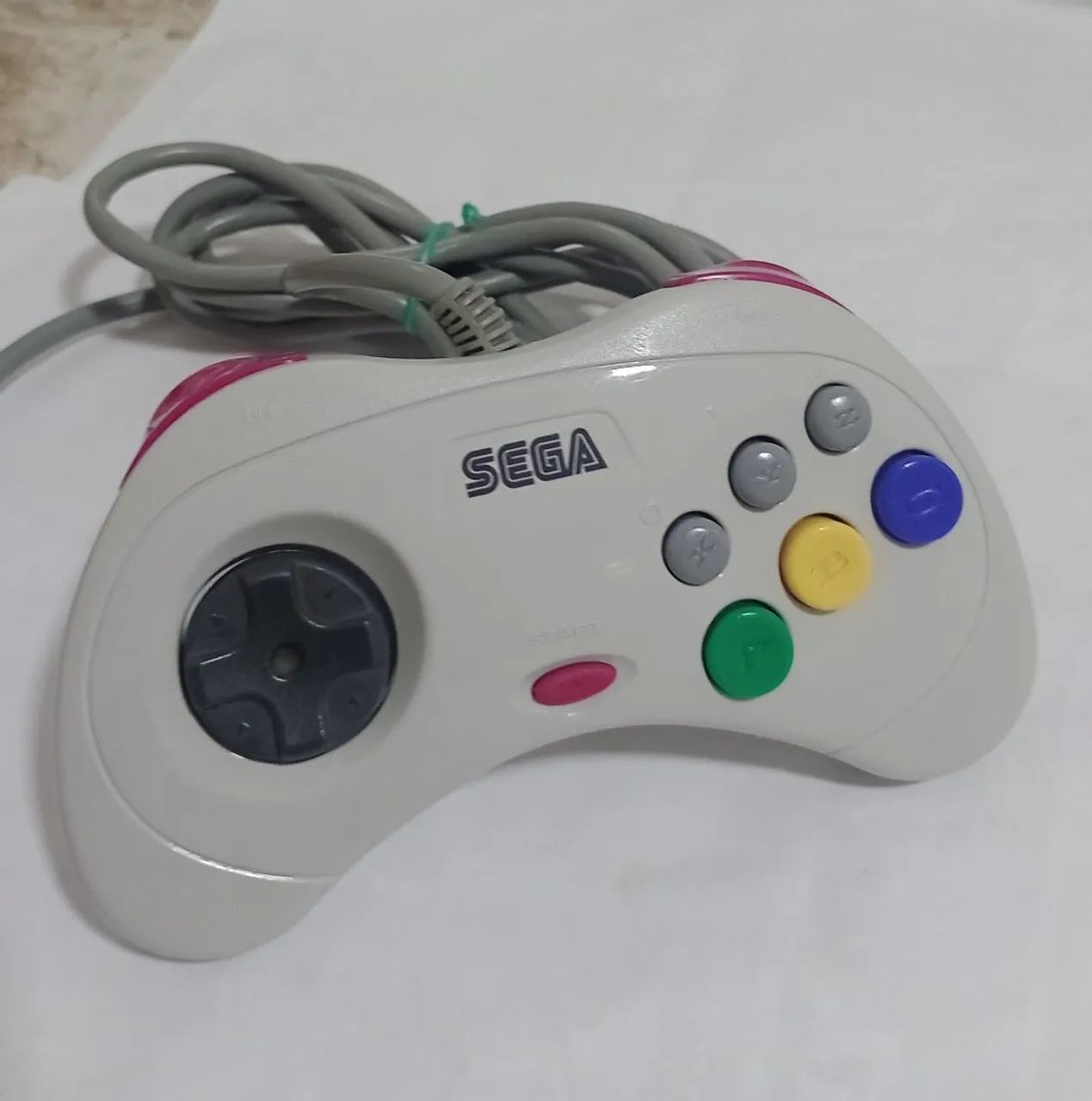 Controle Sega Saturno Original Branquinho