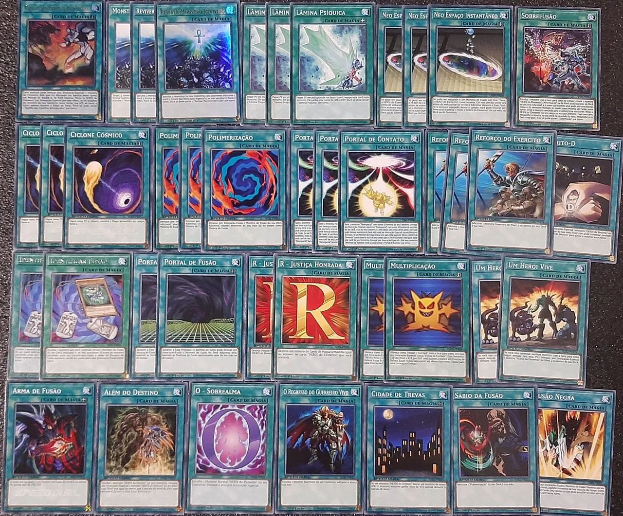 Deck heroi elemento cartas originais de yu-gi-oh - Foto 2