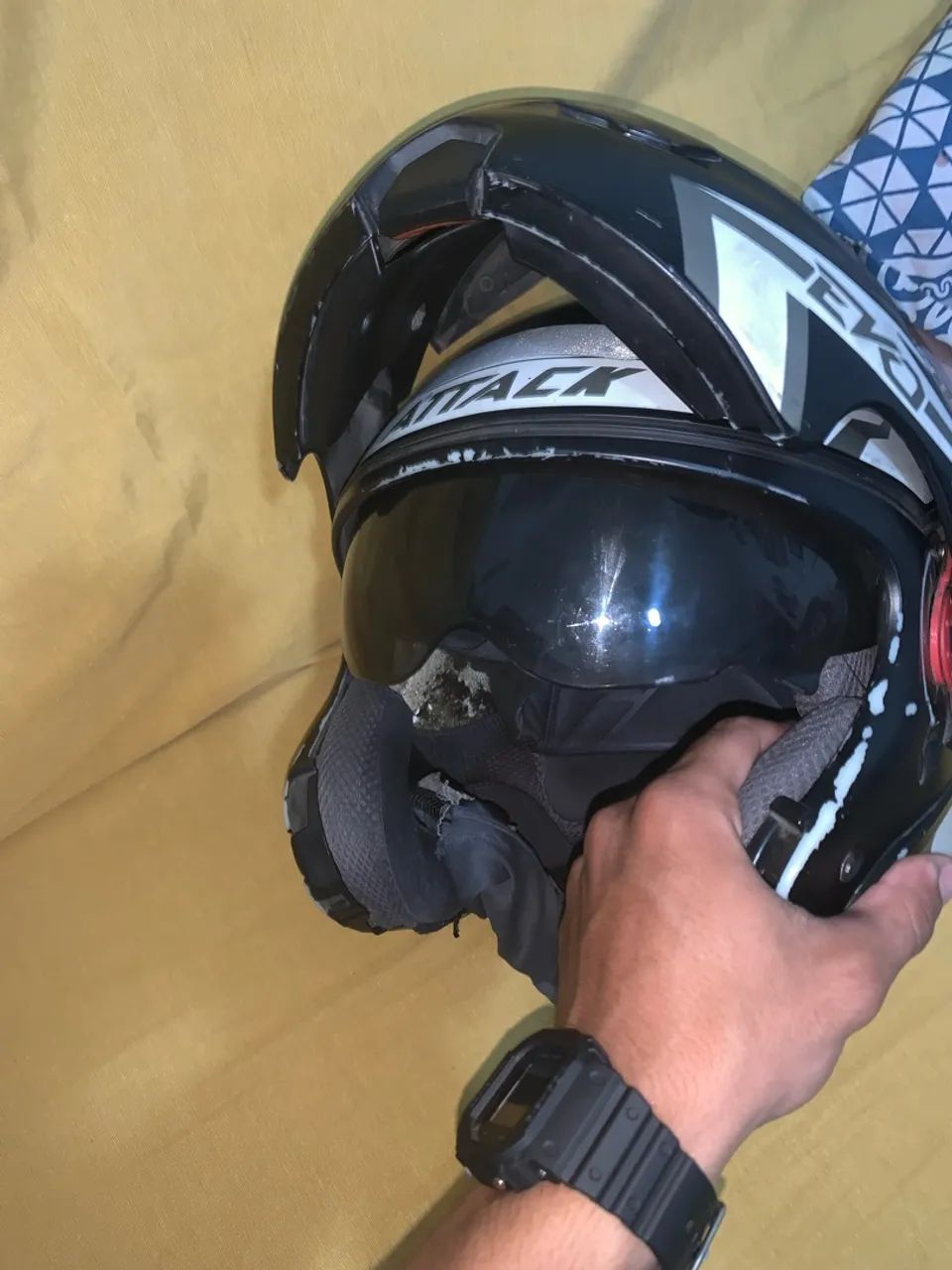 Capacete attack tamanho 58 - Foto 2