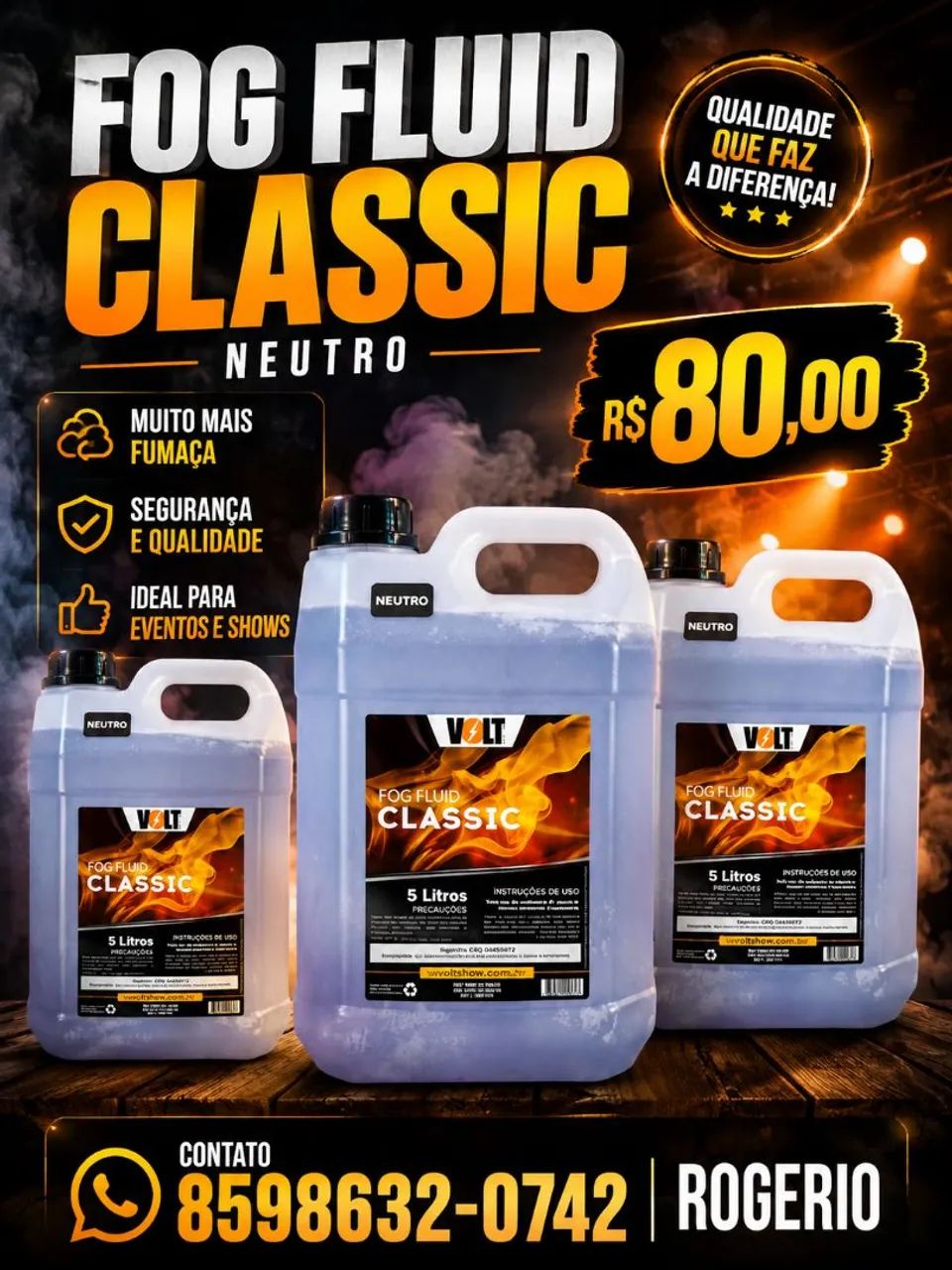 LÍQUIDO FLUIDO MAQUINA DE FUMAÇA 