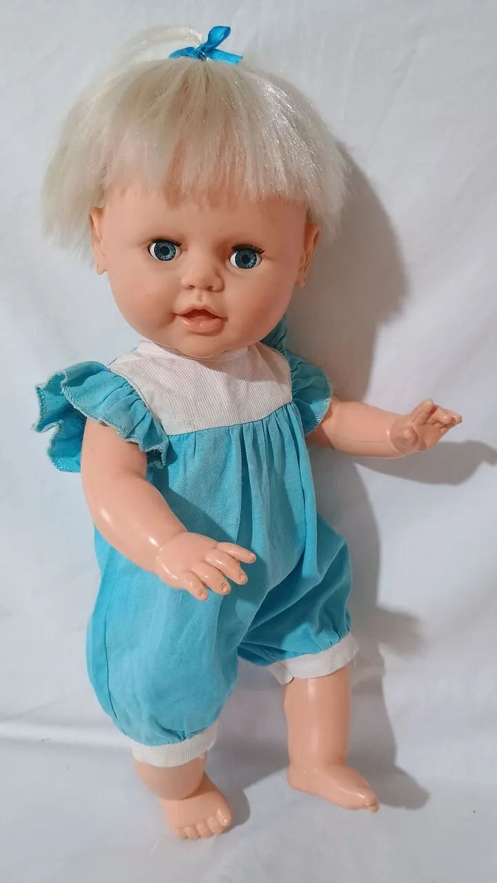 Relíquia* boneca papinha com chorinho nas costas da marca estrela, década de 90  - Foto 5