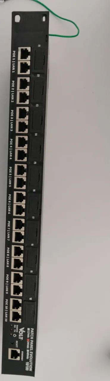 PATCH PANEL VOLT EVOLUTION POE 10 P 24v  10/100 - Foto 2