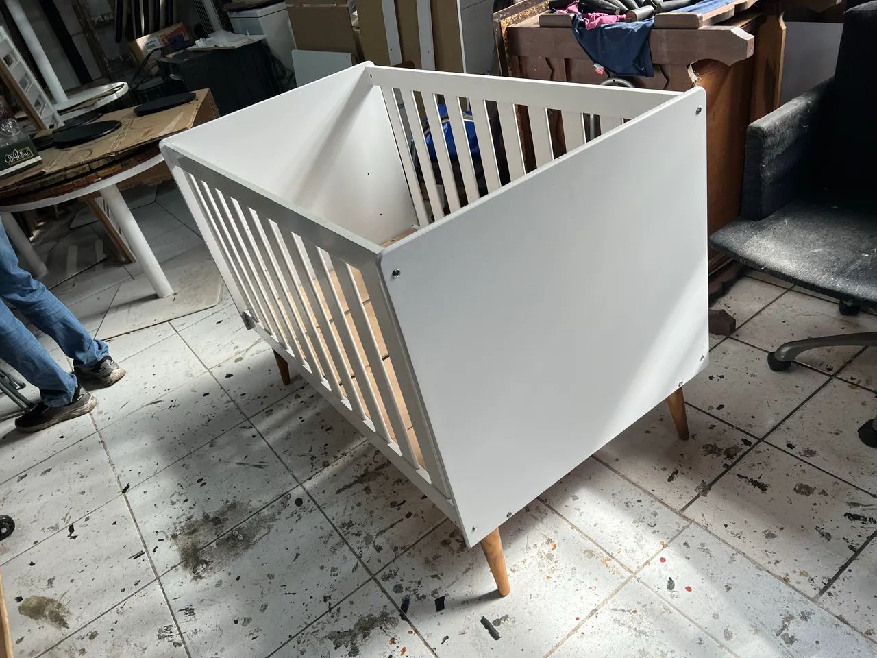 Berço Mini Cama Americano Branco  - Foto 2