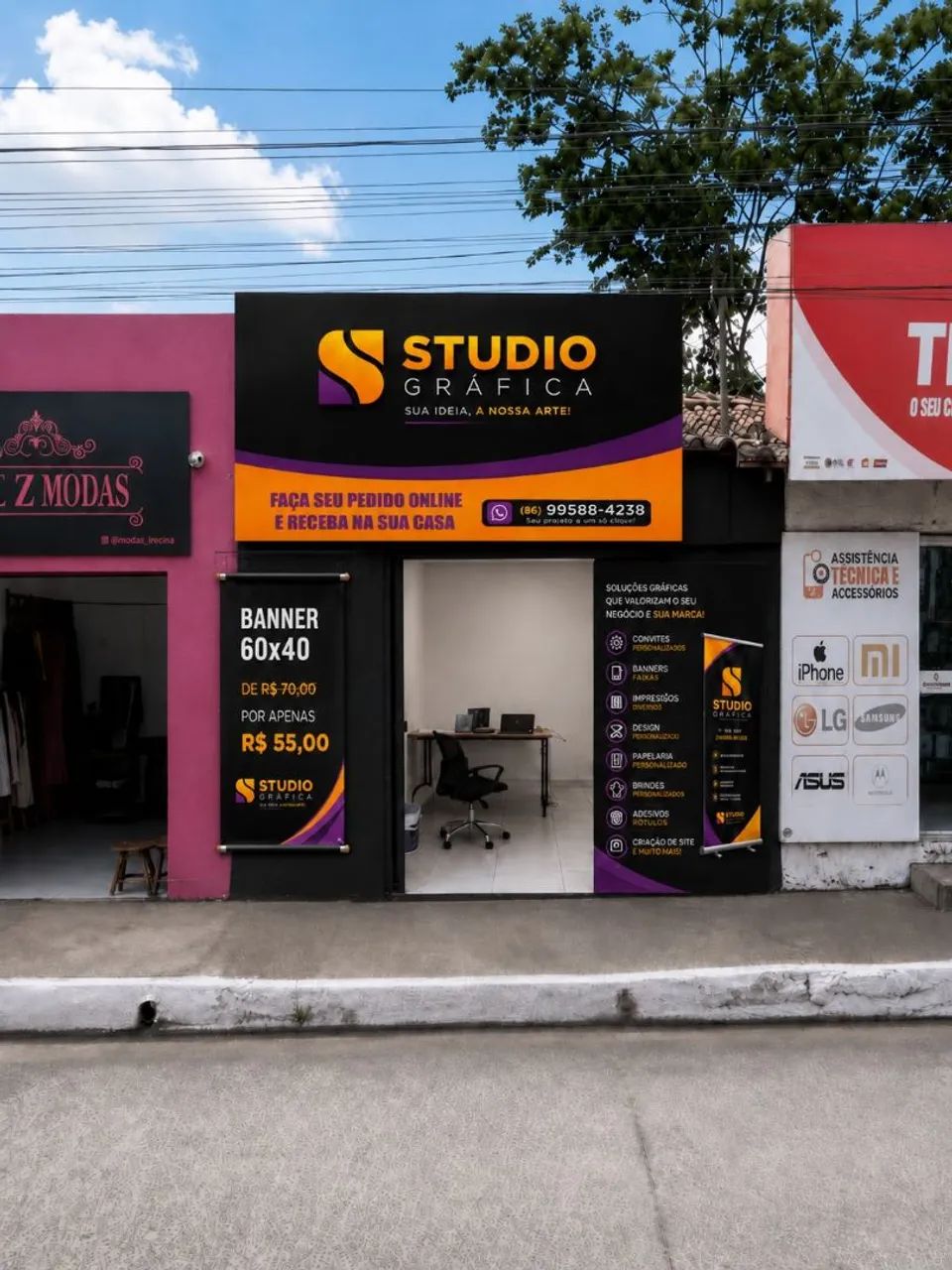 Studio gráfica faça seu orçamento.