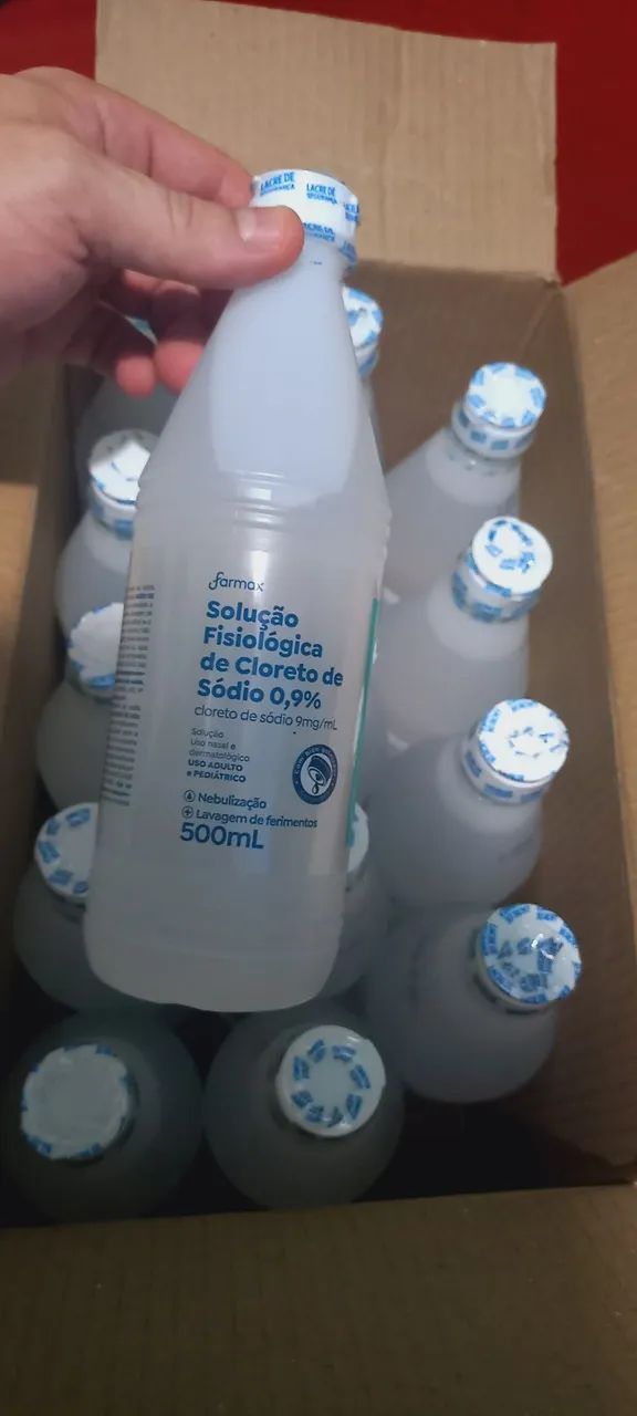 Solução fisiológica 500ml R$ 5,00 - Foto 4