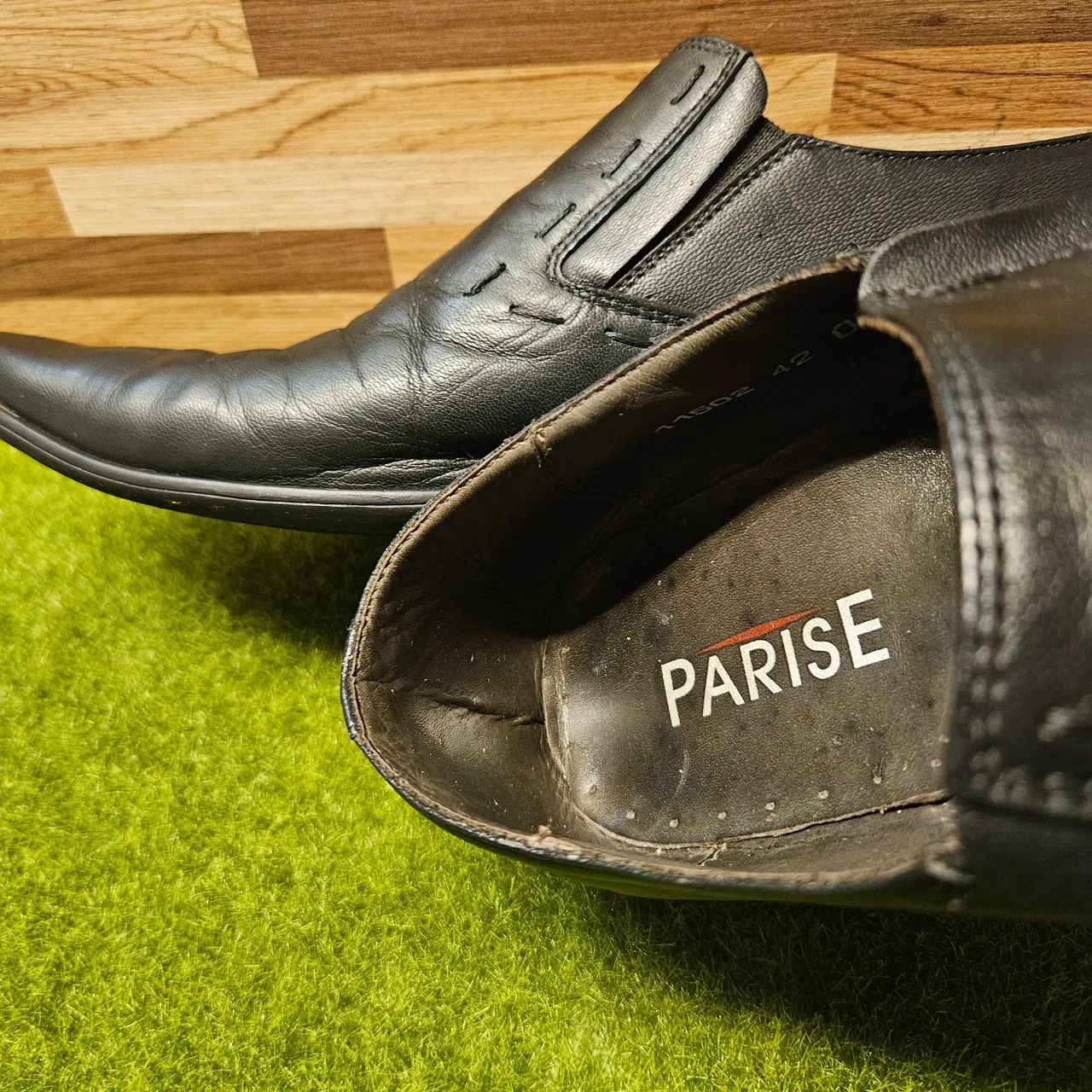 Sapato Parise Slip On Couro 42 - Foto 2