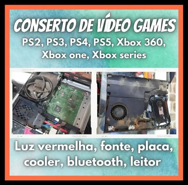 Conserto Xbox one s e series s 