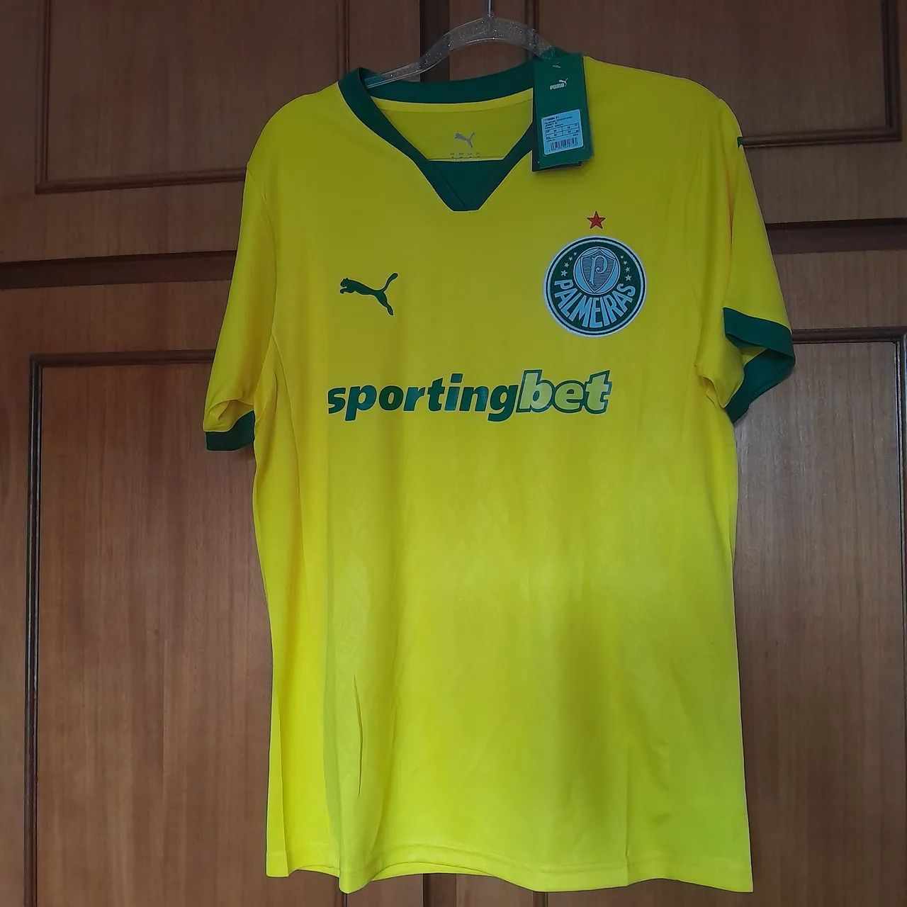 Camisa Palmeiras Amarela