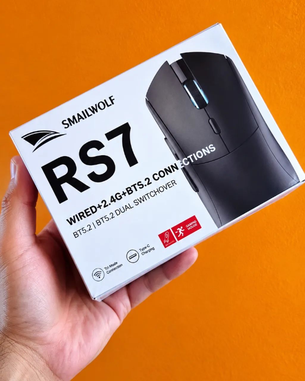 Mouse Gamer SMAILWOLF RS7 (usado) - Foto 3